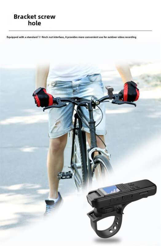 High Definition Night Vision Camera With Screen, Intelligent Noise Reduction, Back Clip, Conference Recording,_voghion.com