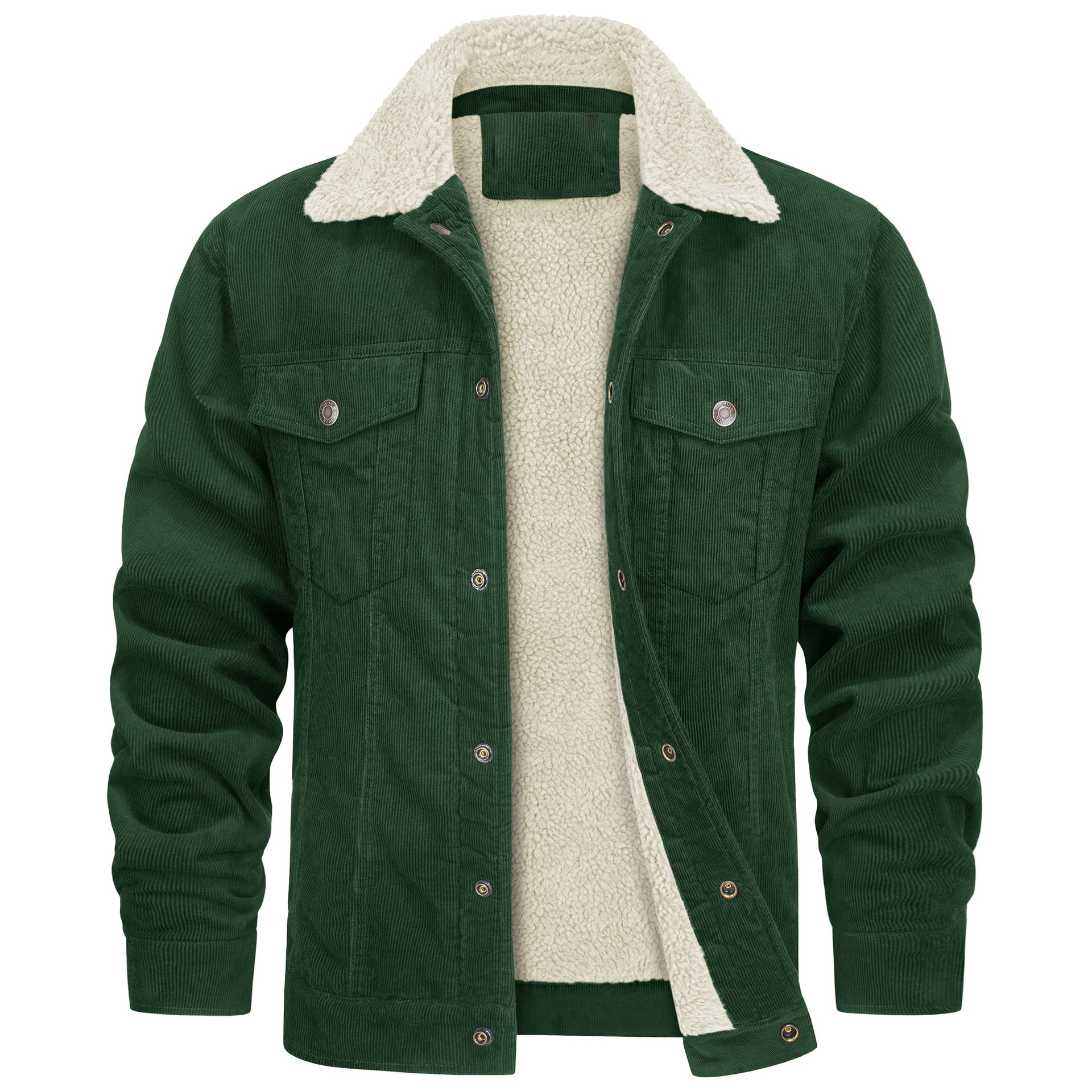Vêtements pour hommes automne et hiver nouvelle veste en velours côtelé à manches longues pour hommes