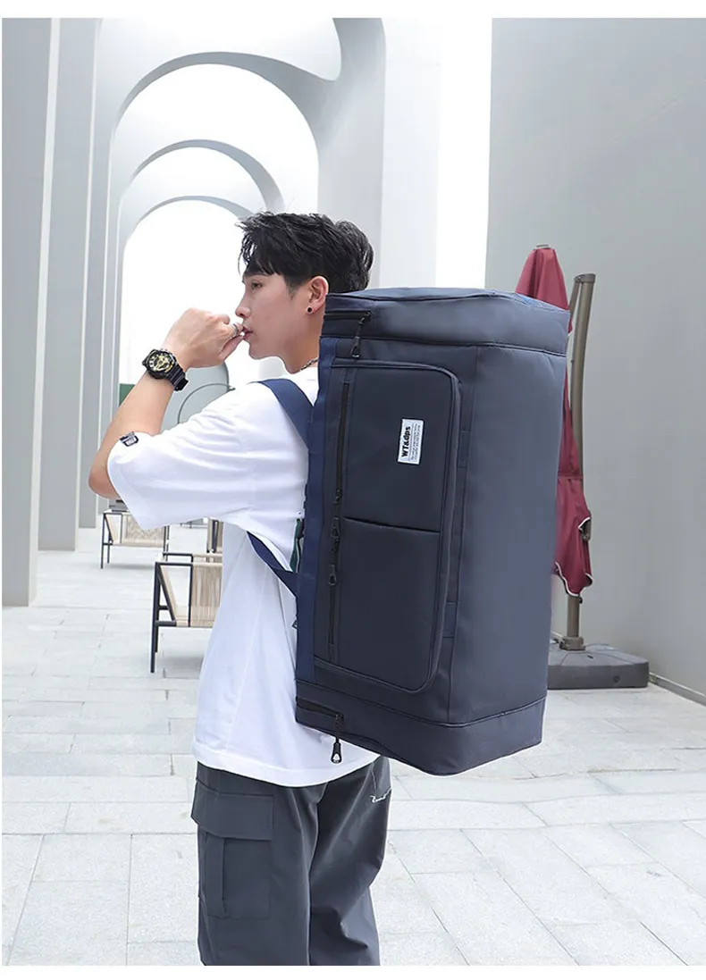 70L Gym Bags Lage Foldable Sport Travel Duffel For Women Men Handbag Multifunction Large 70CM Weekender Bag_voghion.com