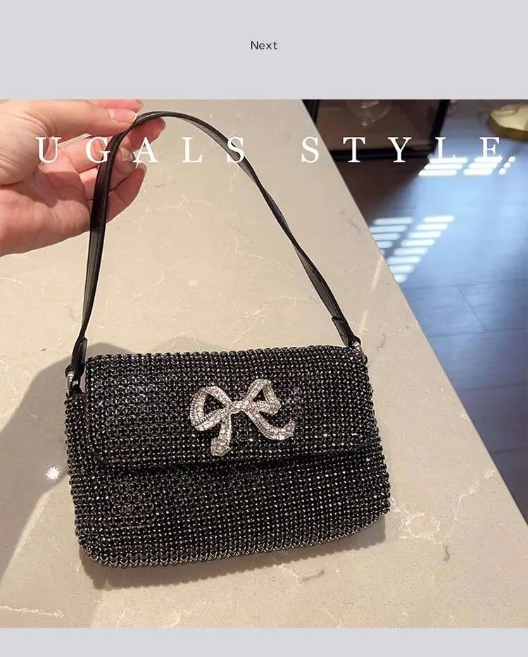 Crystal Rhies Dia Square Glitter Women Handbag Fashion Evening Wedding Party Clutch Purse Shoulder Bag Street Dressing_voghion.com