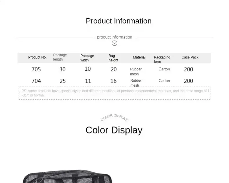 Mesh make-up tas travel organizer voor strand en bad_voghion.com