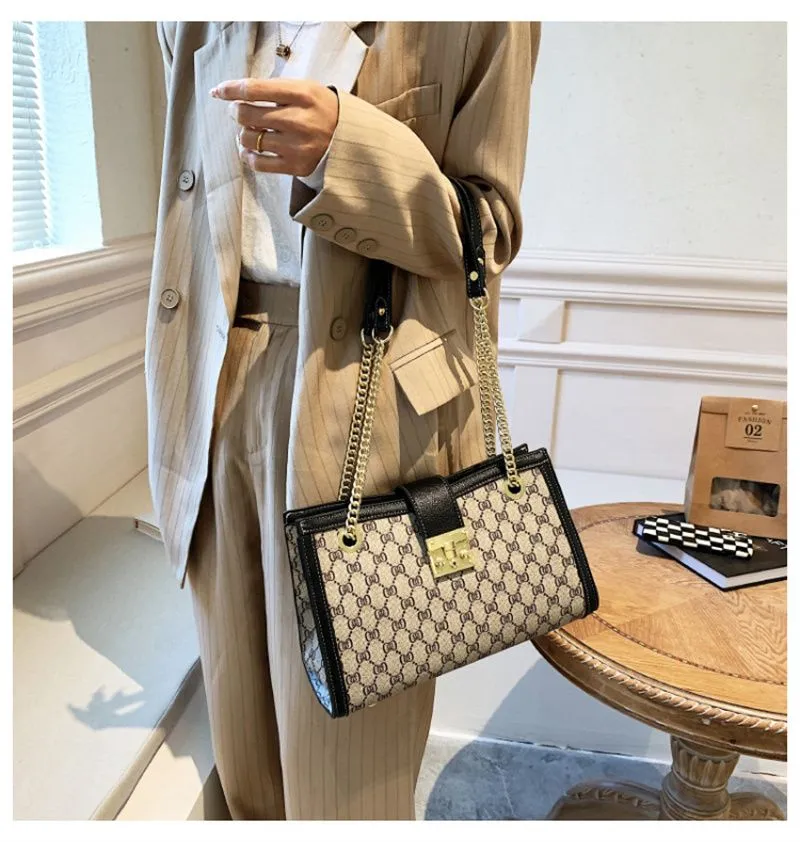 Designer Freies Verschiffen 2025 Neue Modische Tote Premium Textur Gedruckt Große Kapazität Einzelnen Schulter Unterarm Tasche Für_voghion.com