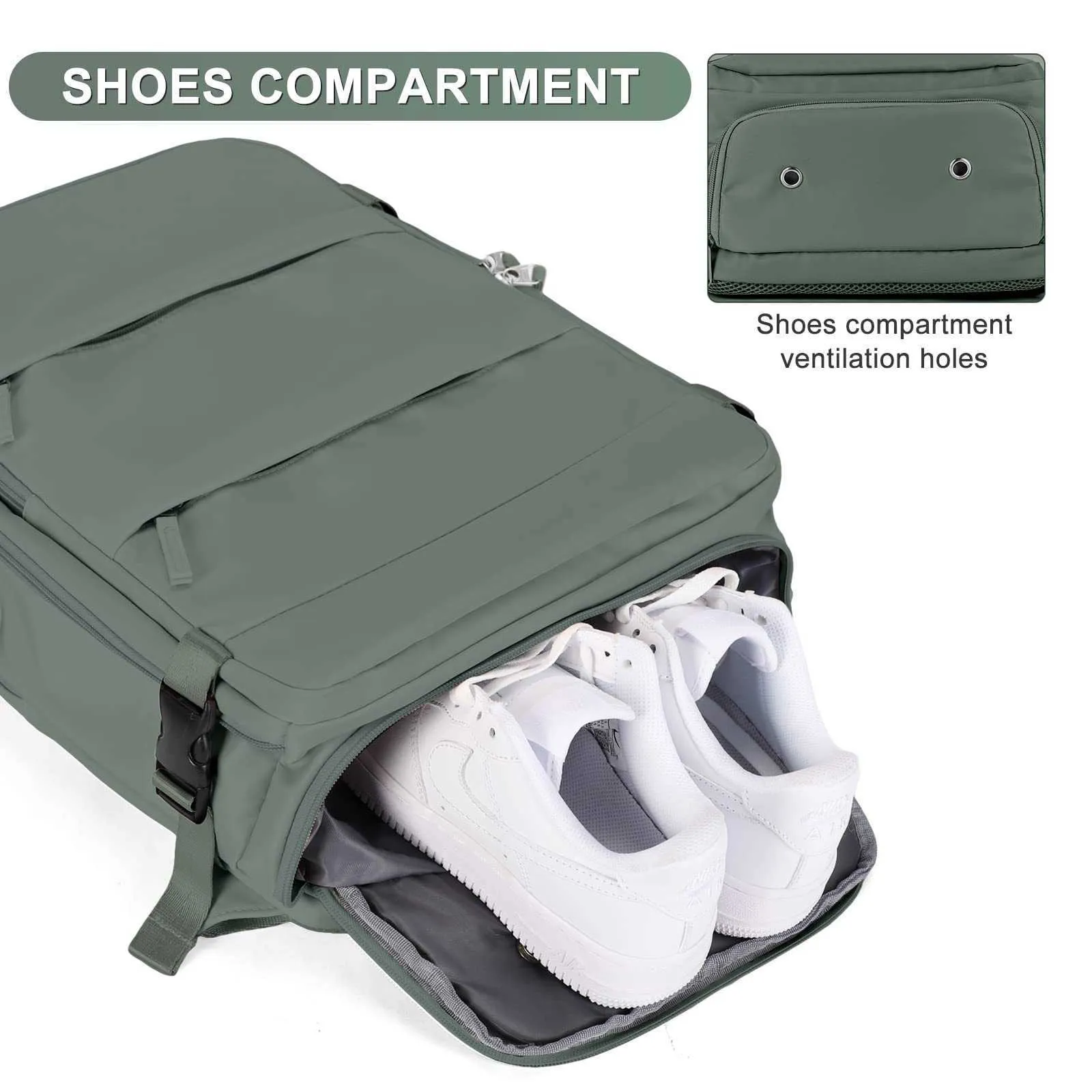 Sac à dos de sport imperméable pour femmes, grands sacs de voyage pour hommes, sac à dos pour ordinateur portable, voyage, chargeur USB, étudiants, écoleba241107_voghion.com