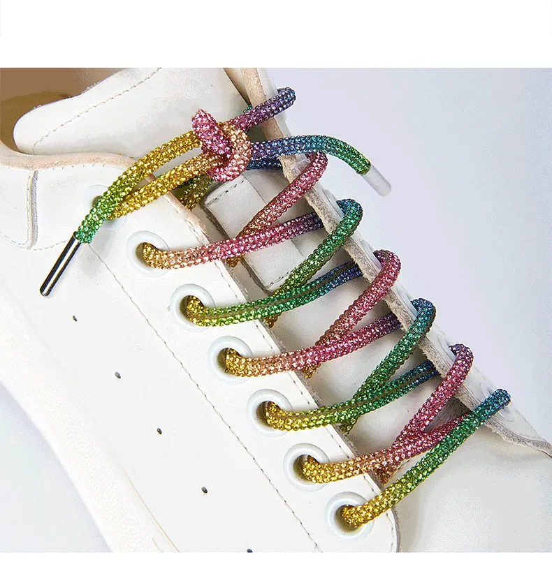 1 STÜCKE Runde Schnürsenkel Regenbogen Dia Schnürsenkel Schnürsenkel Kordelzug DIY Hose Hoodie Kleid Gürtel Zubehör 220718_voghion.com