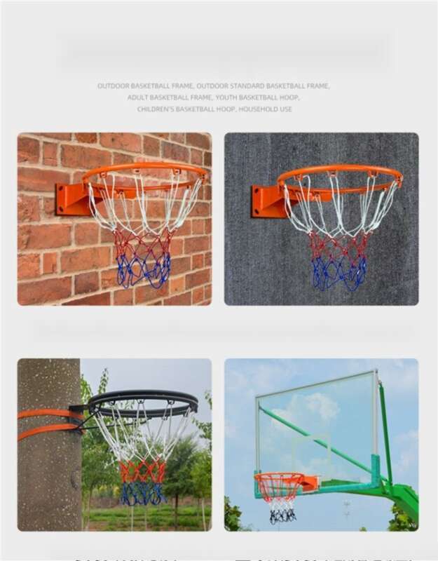 Basketballsett med stor treningsball og utendørs ryggbrett_voghion.com