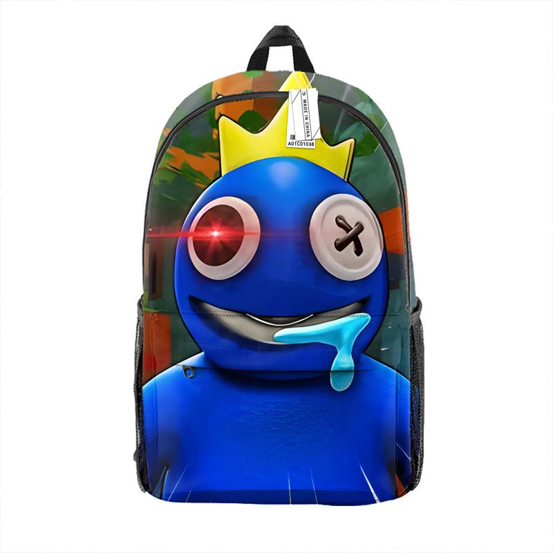 Schulrucksack für Kinder mit Regenbogen-Freunden, verstellbare Träger, bequeme Passform_voghion.com