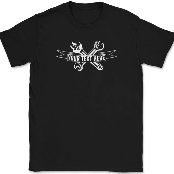 Mechaniker T-shirt Mit Eigenem Text Personalisiertes Auto Shirt_voghion.com