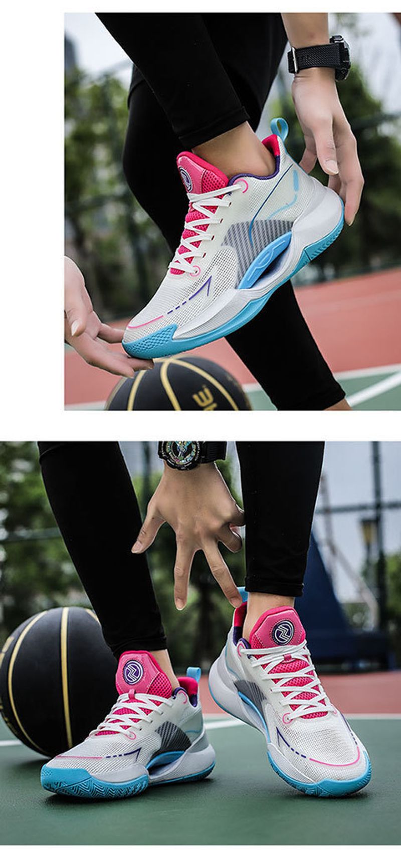 summer volleyball sports youth shock absorption basketball running men's shoes_voghion.com
