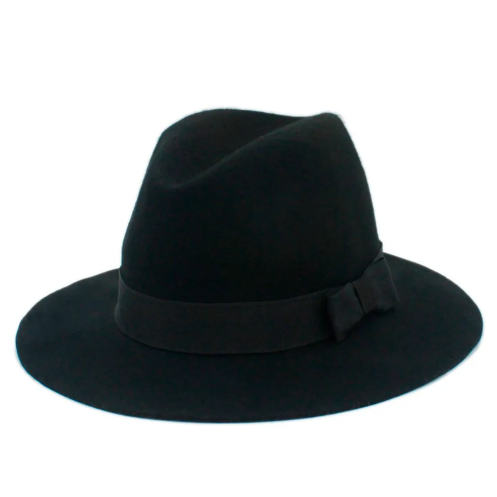 Bredbremmede hatter, 2 store størrelser, 100 % ull, filt, trilby, fedorahatt for herre, cloche, panama, sombrero, størrelse 56–58_voghion.com