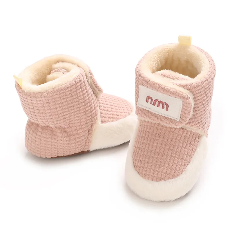 Botas de inverno de lã quente para bebês recém-nascidos, sapatos para crianças pequenas, botas Cutefeet para meninas e meninos de 0 a 18 meses_voghion.com
