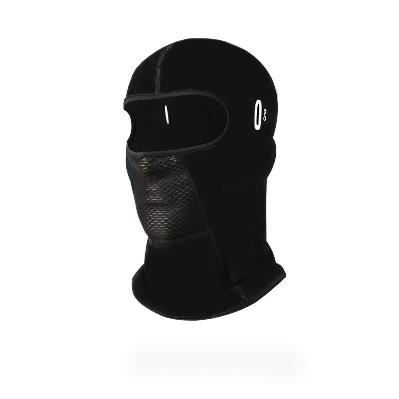 Ice Silk Black Summer Mask voor heren Outdoor motorrijuitrusting Nekbescherming, winddichte zonnebrandcrème Hoofd_voghion.com