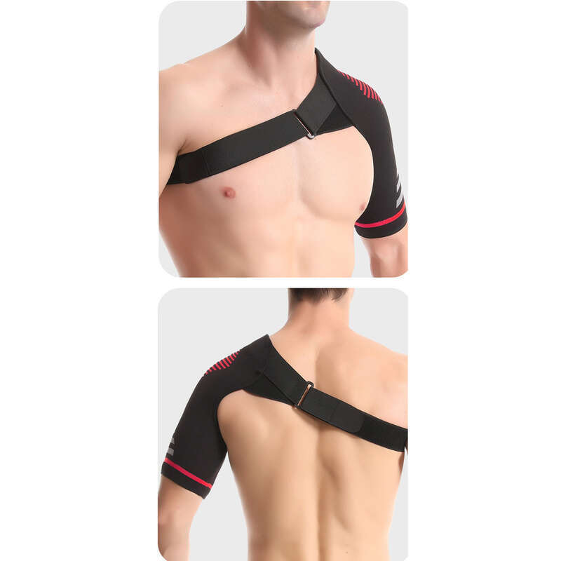 Sports Single Fitness, Sprain, Strain, Fixed Compression Joint Protection, Adjustable Elastic Shoulder Strap_voghion.com