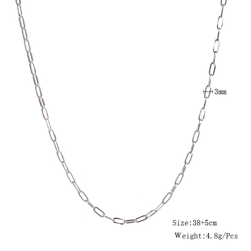 Gioielli di vari modelli, catena a croce, collana in acciaio inossidabile impermeabile, durevole e resistente allo sbiadimento_voghion.com