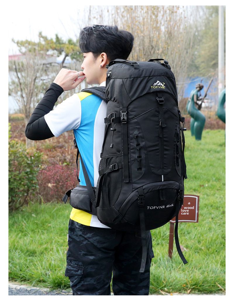New multi-functional backpack outdoor hiking bag travel large capacity wear-resistant shoulders_voghion.com