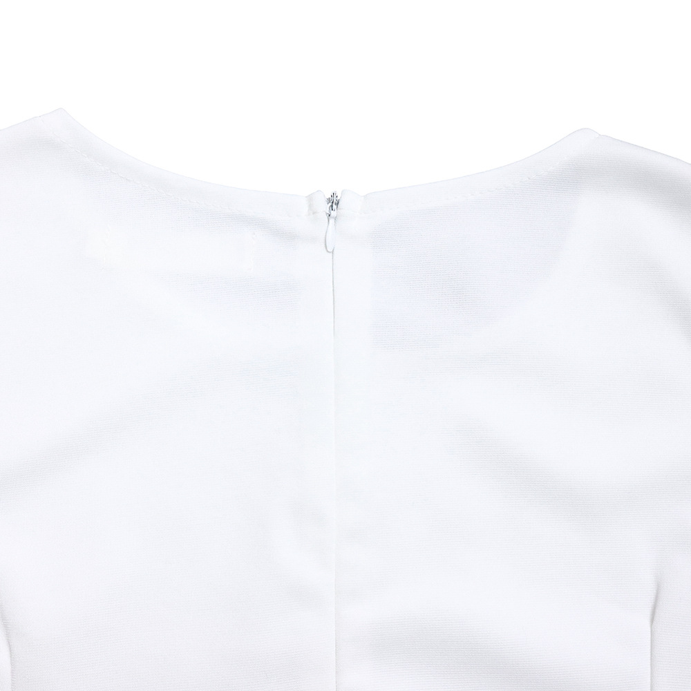 Abito da donna con maniche a cinque quarti, temperamento alla moda, borsa slim fit, natica, abito taglie forti_voghion.com