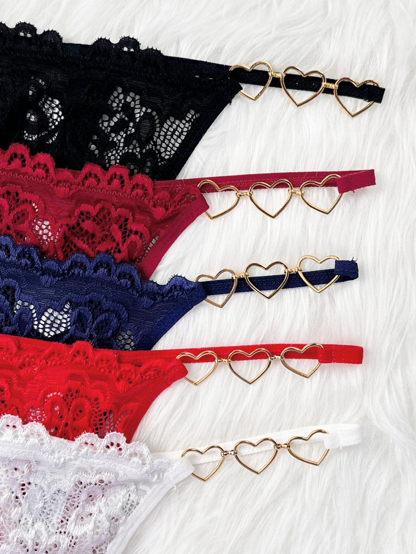 Love chain sexy perizoma in pizzo senza cuciture in rete trasparente intimo da donna_voghion.com