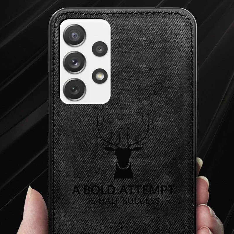 Deer Patterned Hard Cover S24 A52 A54 5G Phone Case For Samsung Galaxy S22 Ultra S23 FE_voghion.com