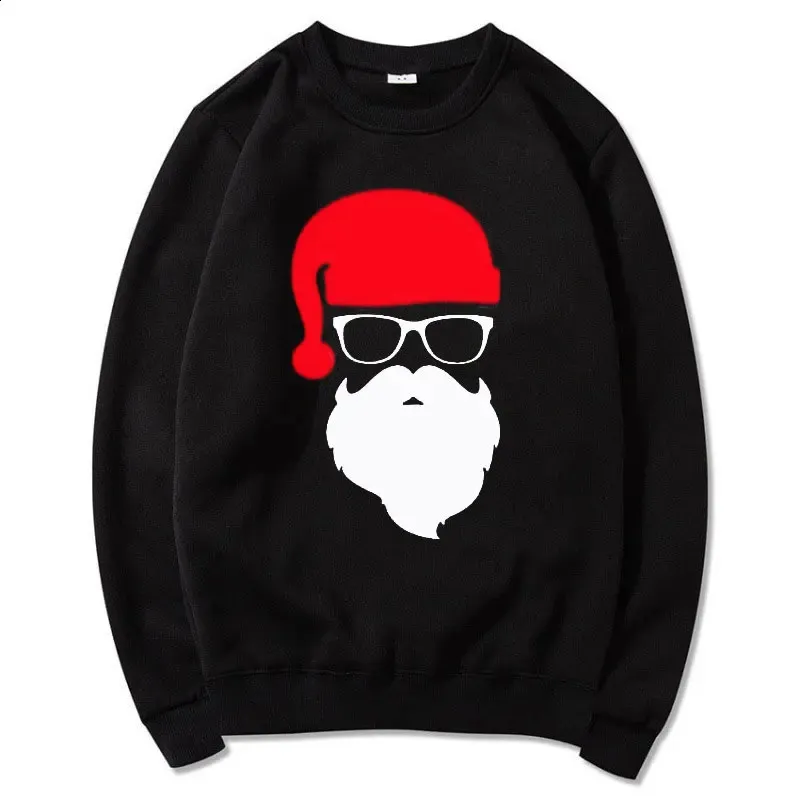 Kapuzenpullover für Herren/Damen, Weihnachtsmann, individuell gestalteter lustiger Reißverschluss, Rundhalsausschnitt, Herbst-Kapuzenpullover, Haruku Street-Sweatshirt 241022_voghion.com