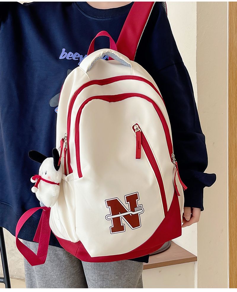 Mochila masculina e feminina de grande capacidade, à prova d'água, resistente ao desgaste, bolsa de viagem para curta distância ao ar livre, simples e_voghion.com