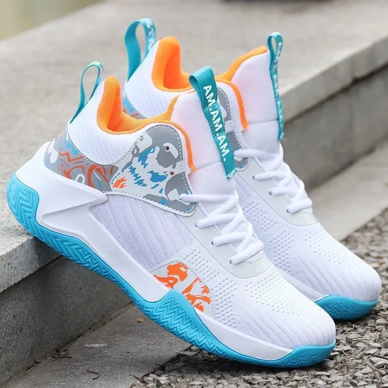 Basketball Summer Breathable New Trendy Fashionable Thick Sole Student Casual Running Men's Sports Shoes Lhshoe_voghion.com