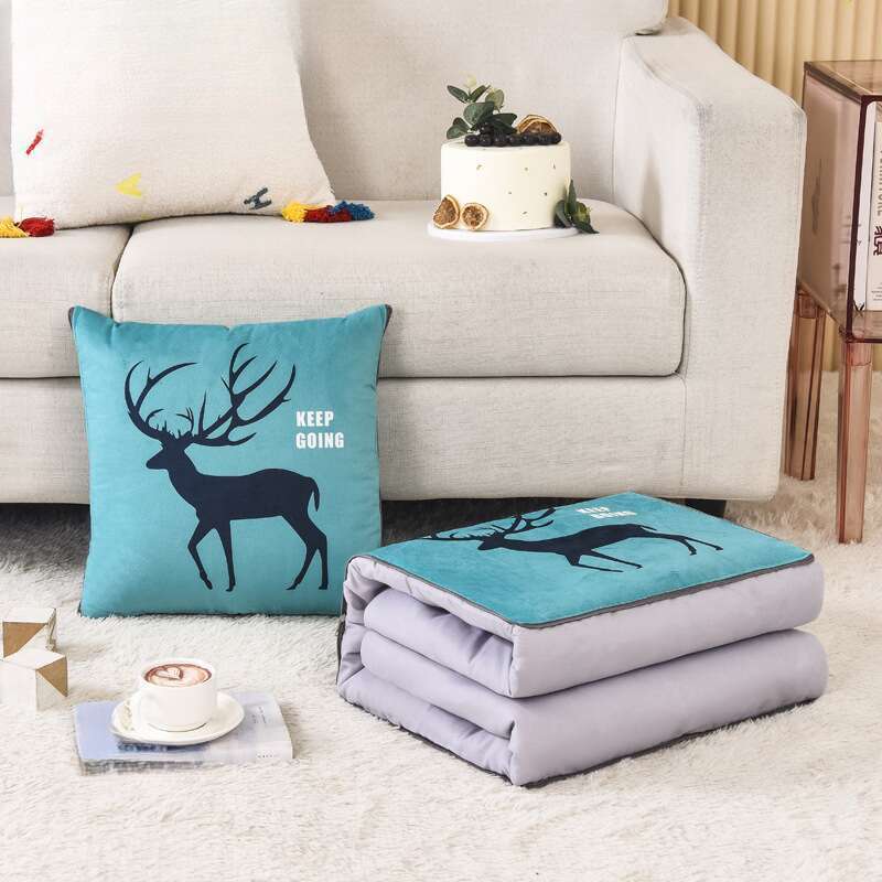 Spring And Summer Dual-use Office Nap Pillow, Gift Cushion, Folding Multifunction_voghion.com