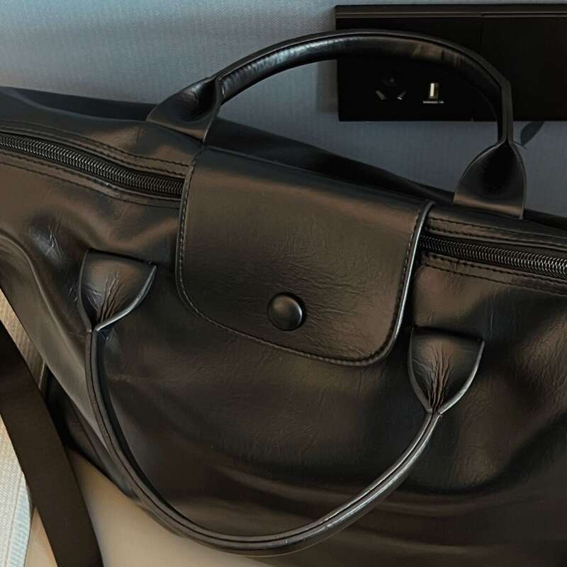 Borsa a tracolla alla moda, zaino nero casual da uomo e da donna, borsa da viaggio portatile_voghion.com
