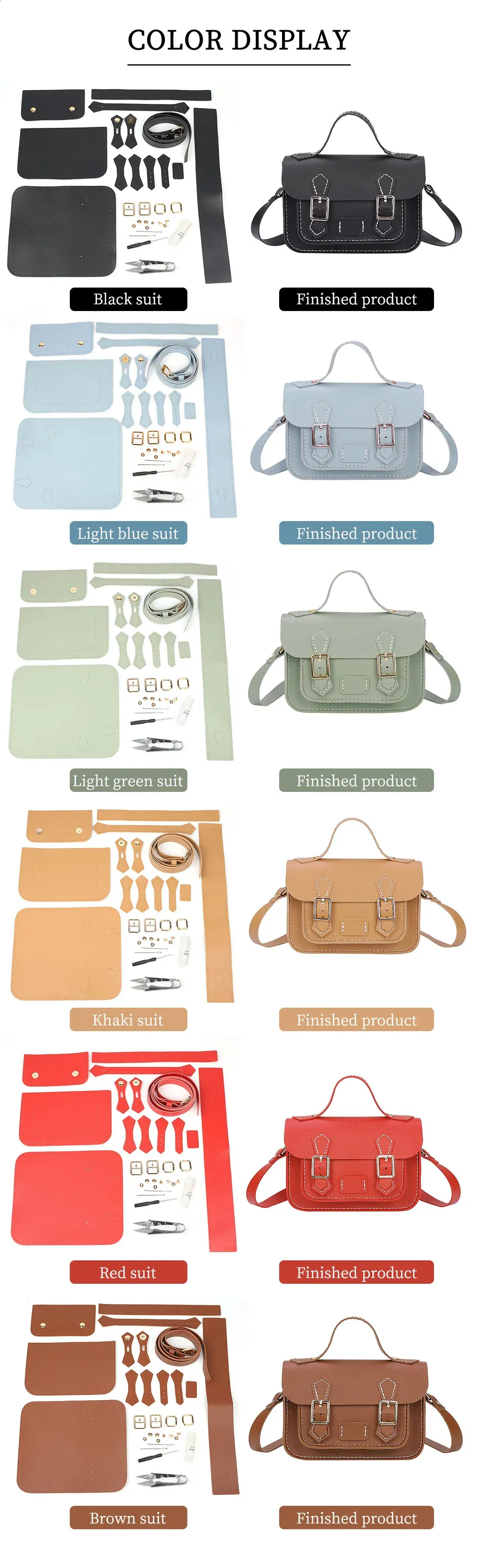 Vintage Cambridge PU-leer DIY handgemaakte tassen mode handtas dames crossbody schoudertas handgemaakte naaiaccessoires_voghion.com