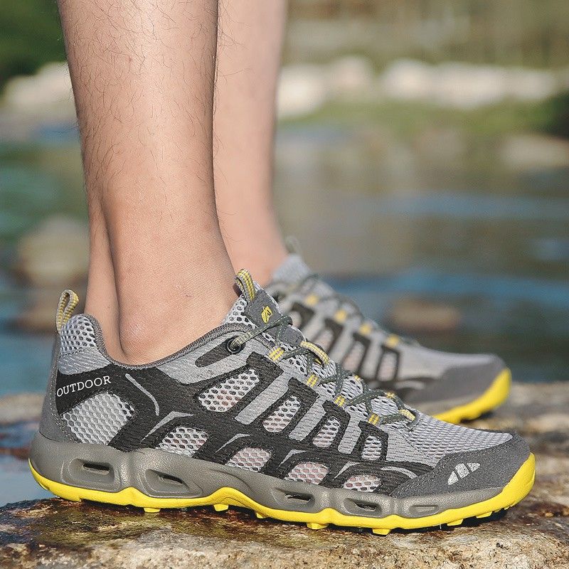 Sommer schnell trocknend männer und frauen atmungsaktive leder outdoor nicht-slip wandern schuhe_voghion.com