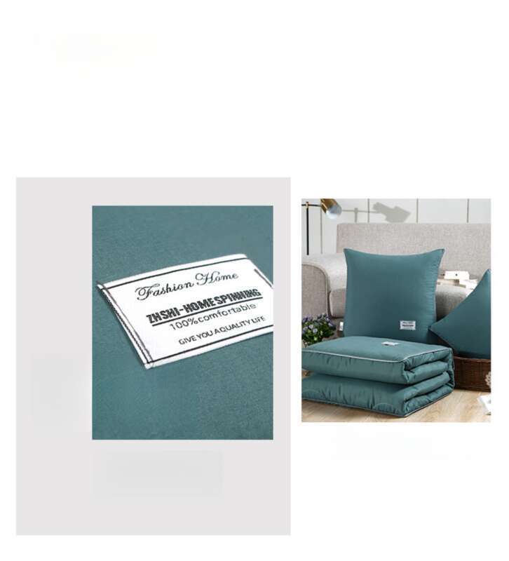 Embroidered Bedding, Dual Purpose Pillow, 2-in-1 Thickened Square Air Conditioner, Solid Colour Cushion_voghion.com