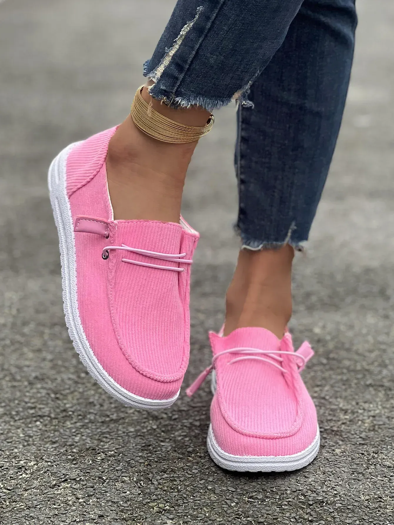 Mocassini da uomo nuovi, piatti, morbidi, con fascia elastica, comodi, antiscivolo, scarpe da skateboard singole da donna 2024_voghion.com