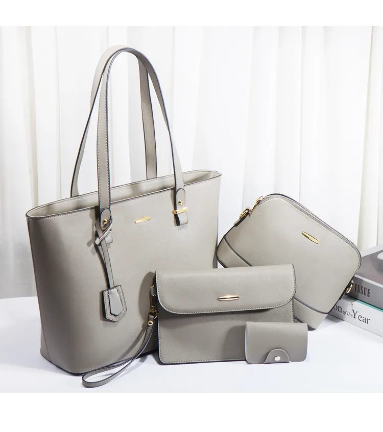 Designer Tote Trendy Womens Retro Handbags Simple And Shoulder Bags Large-capacity Fashionable Four-piece Sets Crossbody_voghion.com