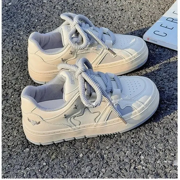 SHANPA Dolce Rosa Donna Sportivo Stile Coreano Moda Kawaii Patchwork Donna Sneakers Casual Leggero Scarpe con Lacci_voghion.com