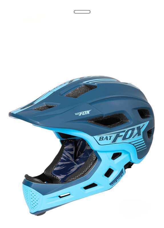 Cască BATFOX pentru bicicletă fără pedale, bicicletă de munte, cască integrală pentru copii_voghion.com