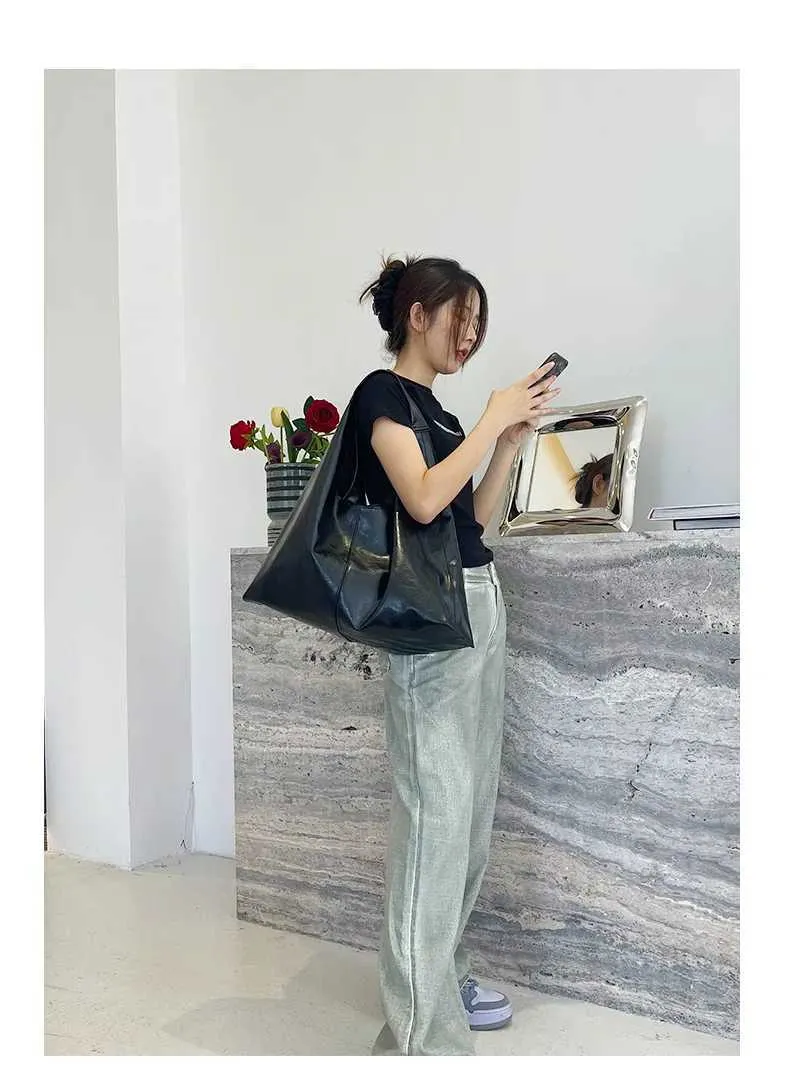 Moud Sier Fraen Schëller Grouss Mark Design Damen Hobos Handtaschen PU Lieder Grouss Totes Pendelen weiblech Achselhöhlebeutel_voghion.com