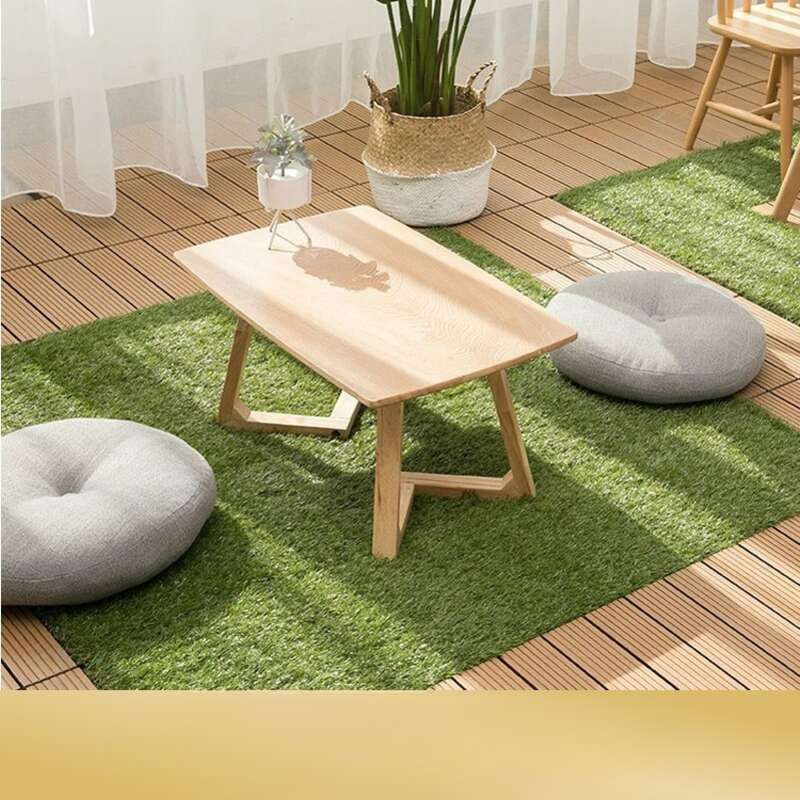 Césped artificial para empalmes, suelo suspendido móvil, césped, paisajismo de patio, jardín de balcón, respetuoso con el medio ambiente_voghion.com