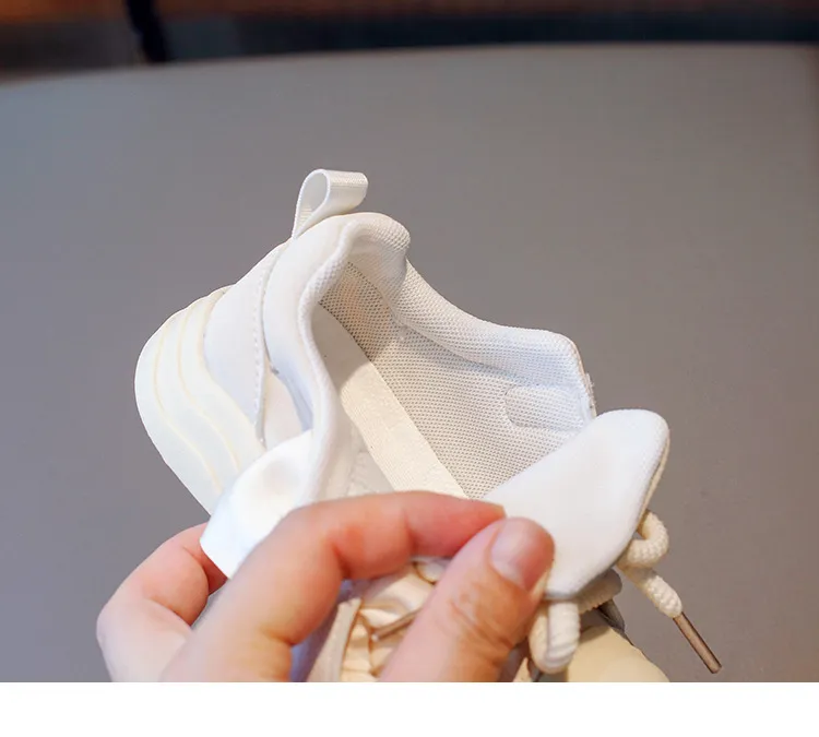 Piger Sport med Sommerfugleknuder Børn Småbørn Skridsikre Tykke Bund Cutefeet Sneakers Børn Hook and Loop Casual_voghion.com