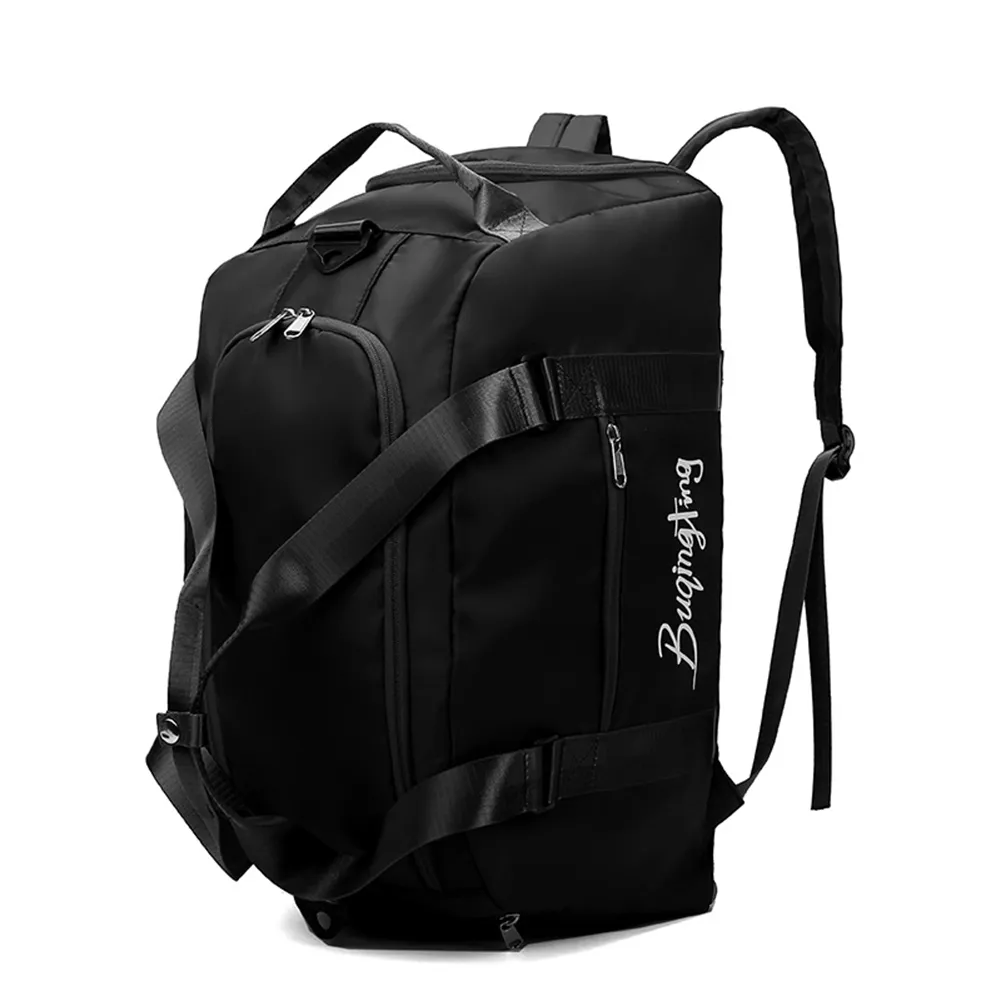 Gym Handbags Fiess Shoulder Men Women Oxford Sport Yoga Backpack Travel Tote Bag With Shoe Compartment_voghion.com