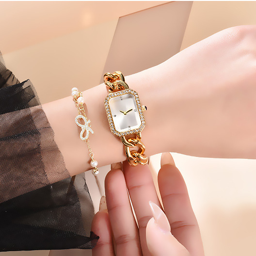 Square Bracelet Watch Retro Women's Minimalist Watch Student Fashion Trend_voghion.com