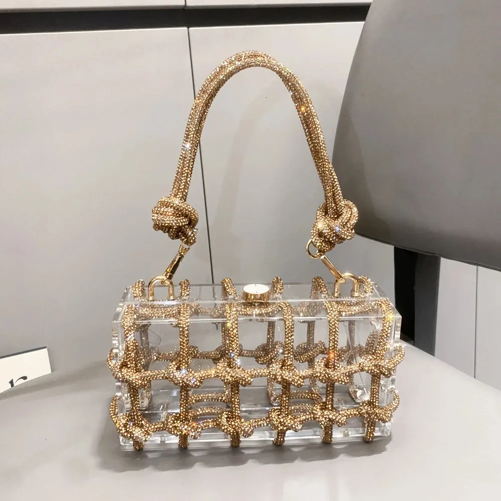 Strass-Abendtaschen aus Silberkristall, handgefertigt für Damen, Geldbörsen und Handtaschen, Designer-Banketttasche_voghion.com