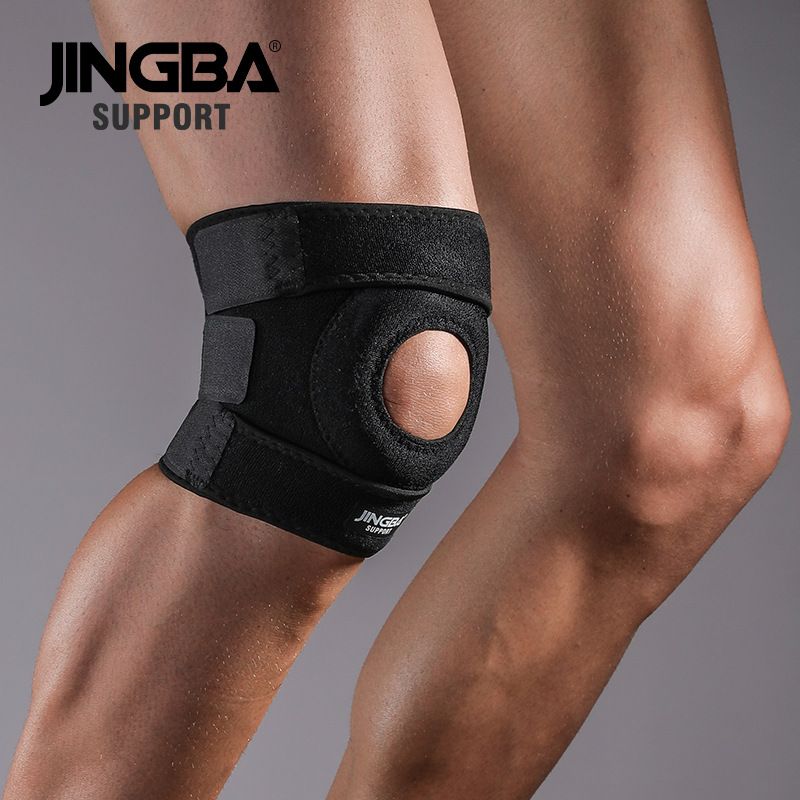JINGBA sportsknæbeskyttere, udendørs løb, basketball, bjergbestigning, cykling, dans, yoga, trykbeskyttere_voghion.com