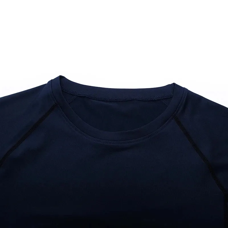 T-shirt de compression d'été pour homme, blanc, manches courtes, respirant, séchage rapide, haut de sport long, 241108_voghion.com