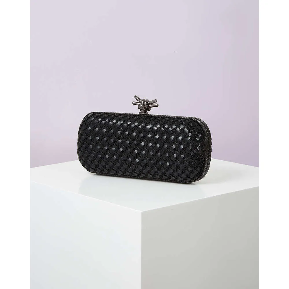 Gold Evening Clutch Bag For Women Leather And Bright E Woven Purse Elegant Ladies Metal Knot Party Handbag Bolsas_voghion.com