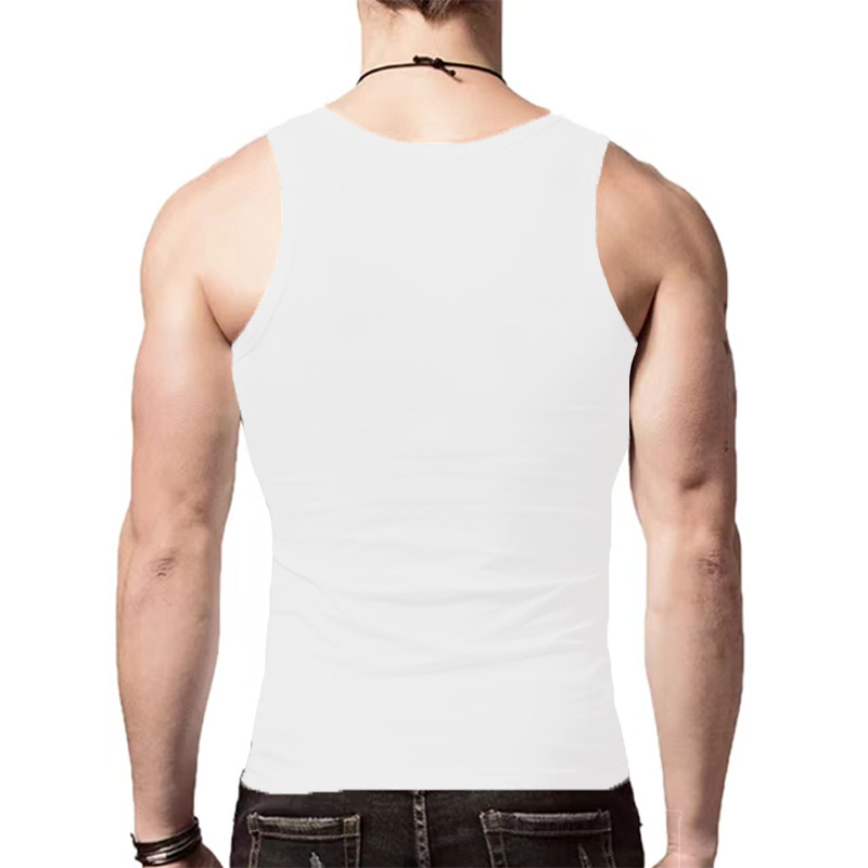 Cross-border New American Style Men's Vest Wearing Trendy Hurdle Sports Fitness Men's Spring and Summer Undershirt Vest_voghion.com