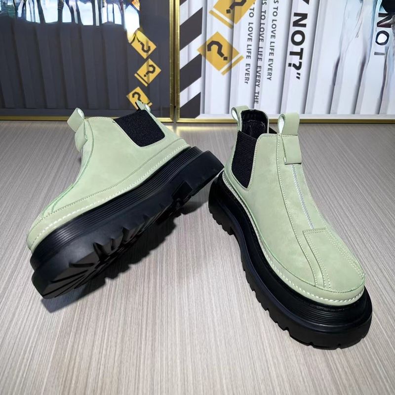 Herbst Neuankömmg Mode lässig britischen Stil Designer Motorrads tiefel bequeme hoge Winter warm Herren schuhe_voghion.com