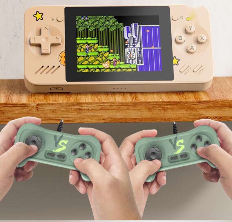 [4757 Menschen loben] Handheld-Ladegerät in einem Zwei-Spieler-600-Spielkonsolen Neue klassische Nostalgie_voghion.com