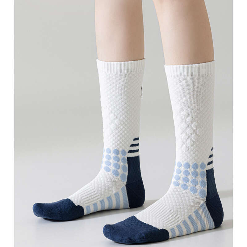 Sweat Absorbing Children's Professional Sports Spring And Autumn Tube Anti Slip, Yoga Odor, Fitness Long Socks,_voghion.com