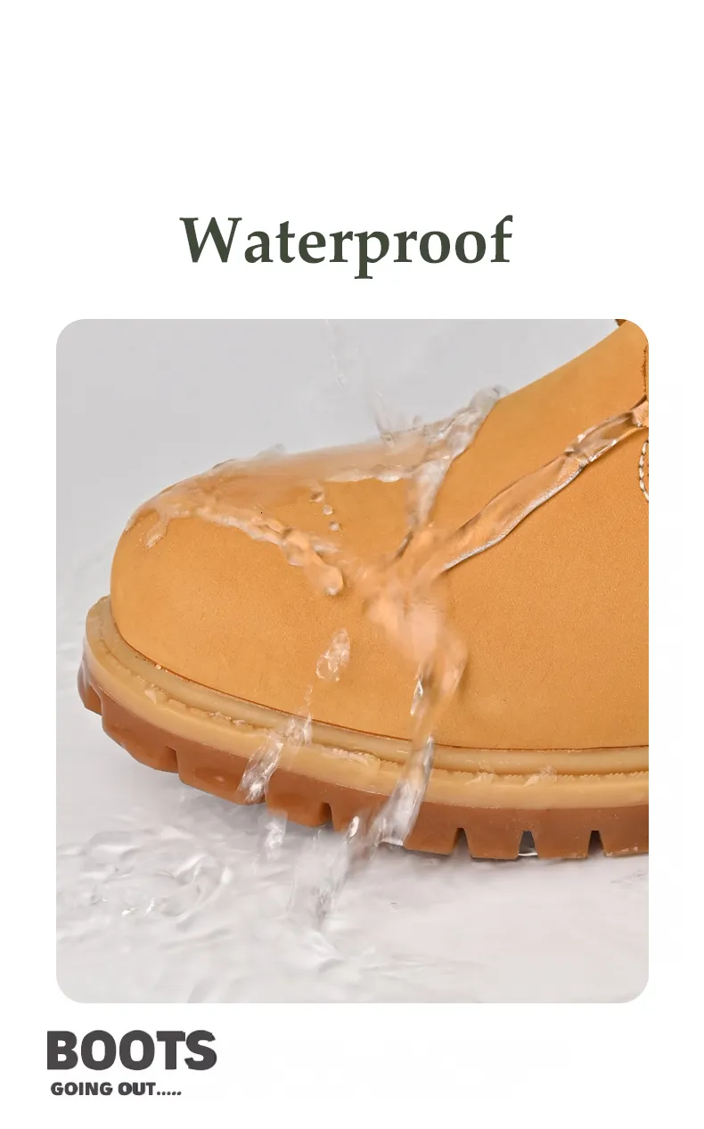 Men High Top Men's Leather Winter Fashion Plush Warm Shoes Outdoor Sneakers Lace Up Non-Slip Ankle Boots Male_voghion.com