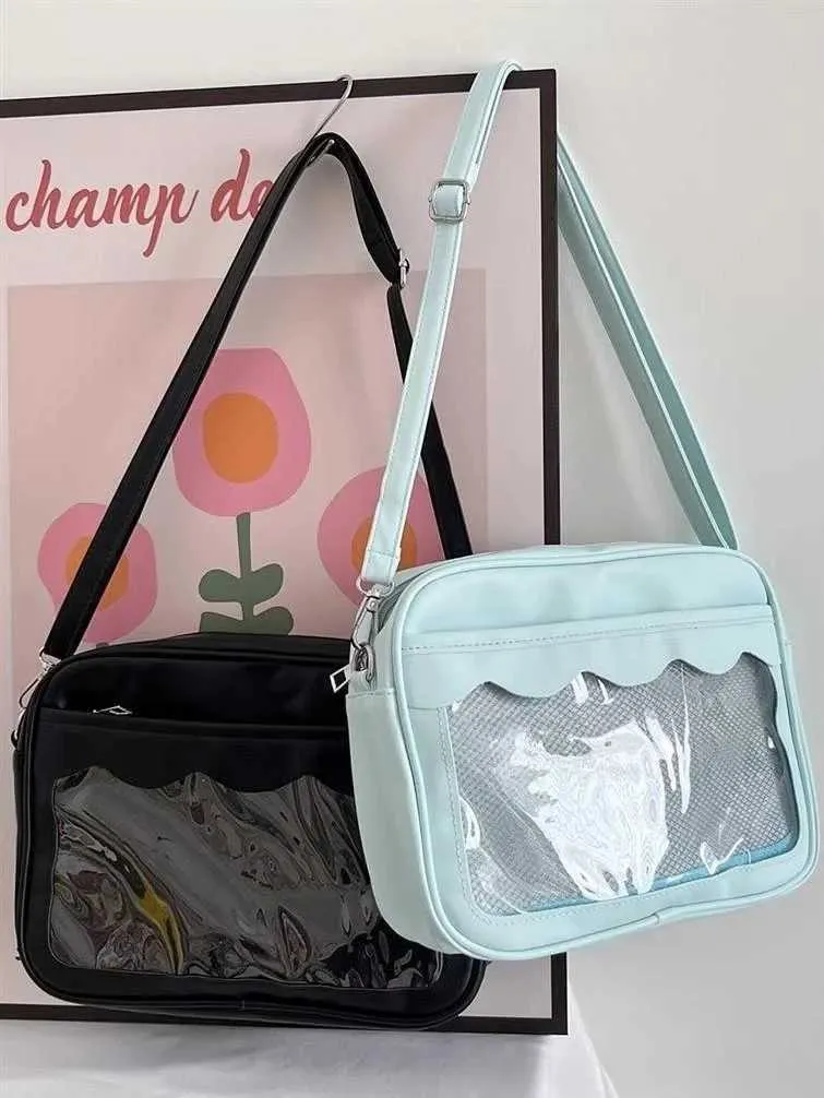 Ita bag borsa a tracolla donna con tasca trasparente a vista_voghion.com