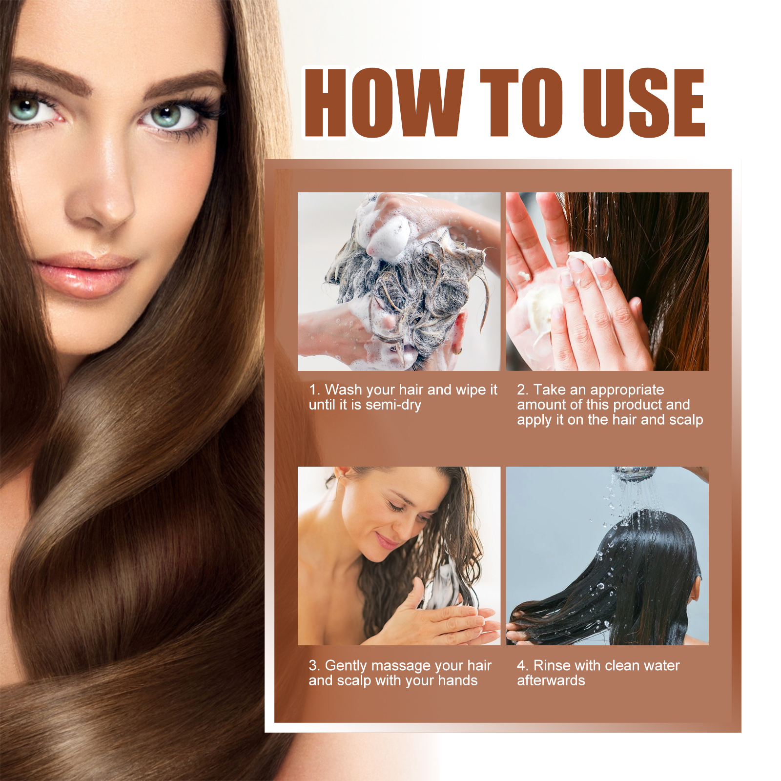EELHOE Batana-Öl-Conditioner, feuchtigkeitsspendend und hydratisierend, verbessert die Pflege von trockenem, krausem, glattem und flauschigem Haar_voghion.com