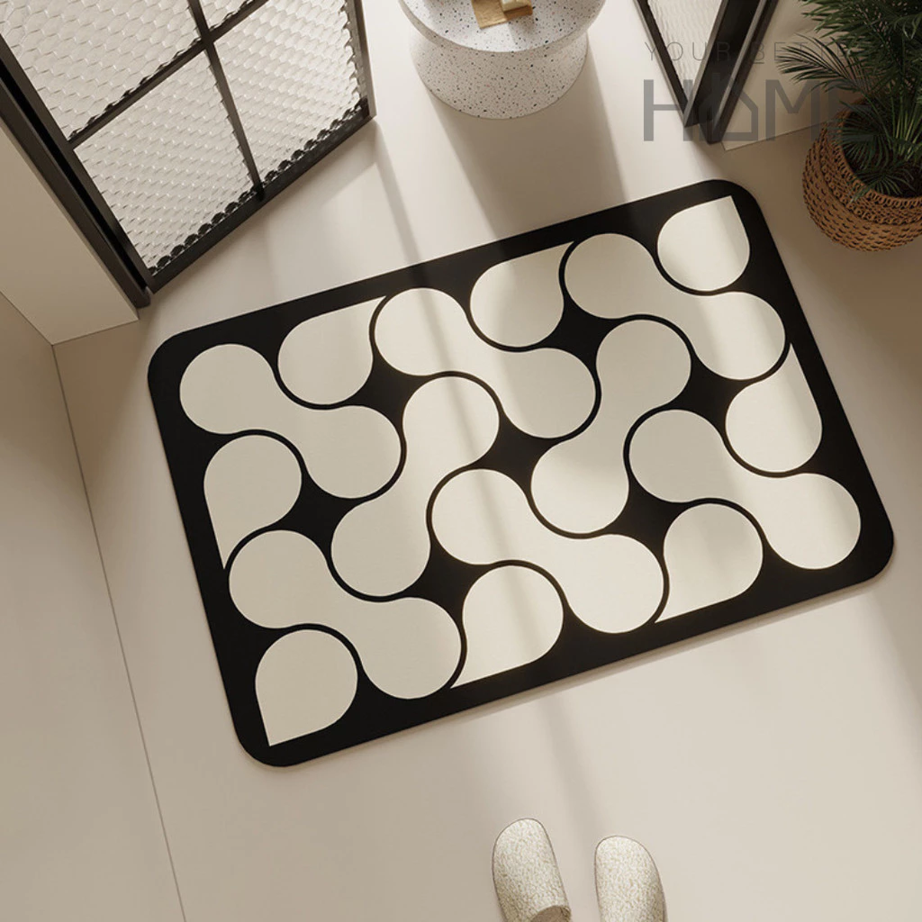 Small Area Rug Non-slip Quick-dry Diatomaceous Earth Mat_voghion.com